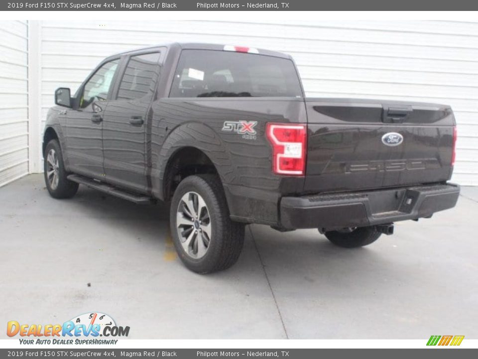 2019 Ford F150 STX SuperCrew 4x4 Magma Red / Black Photo #6