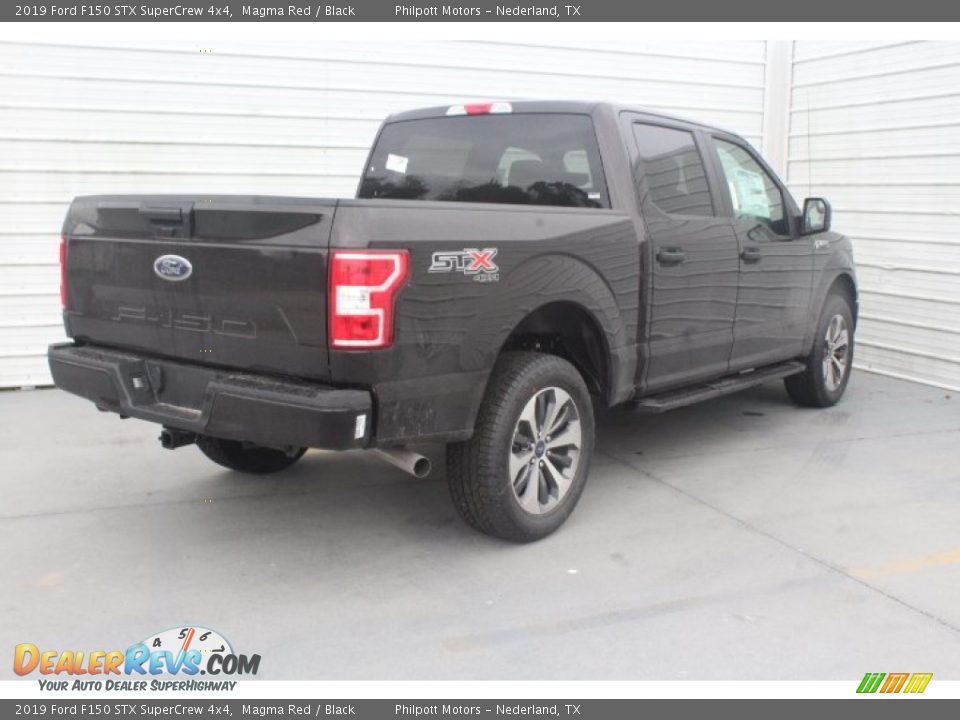 2019 Ford F150 STX SuperCrew 4x4 Magma Red / Black Photo #8