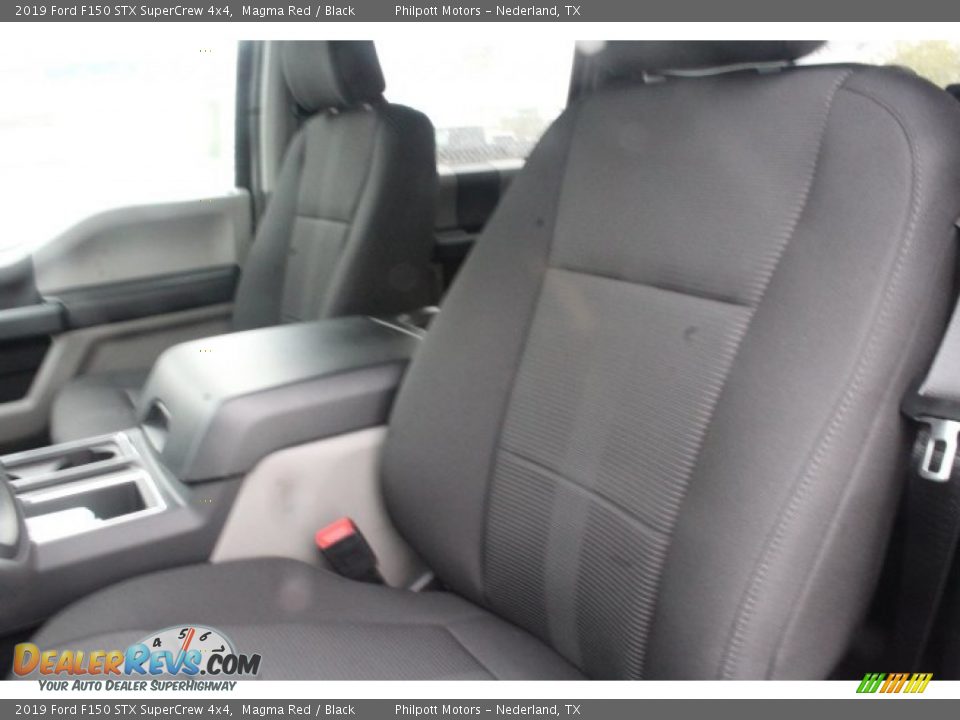 2019 Ford F150 STX SuperCrew 4x4 Magma Red / Black Photo #10