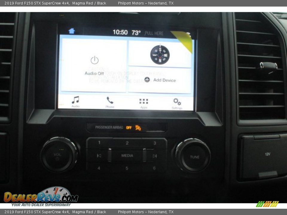 2019 Ford F150 STX SuperCrew 4x4 Magma Red / Black Photo #11