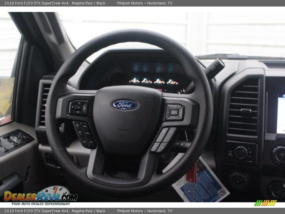 2019 Ford F150 STX SuperCrew 4x4 Magma Red / Black Photo #18