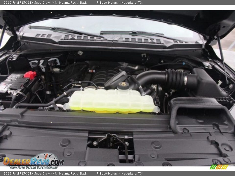 2019 Ford F150 STX SuperCrew 4x4 Magma Red / Black Photo #20