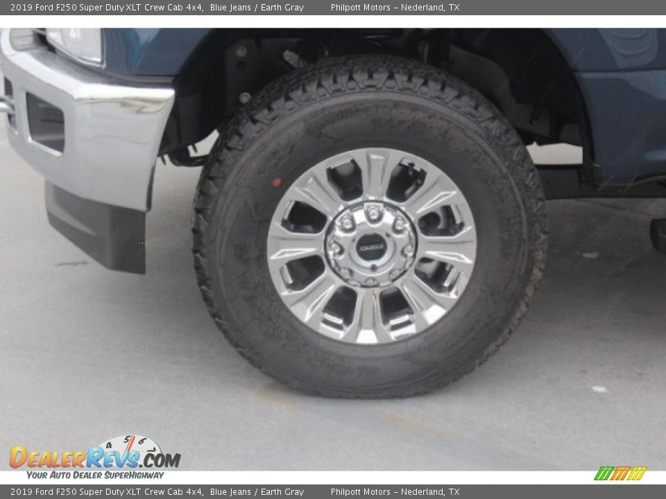 2019 Ford F250 Super Duty XLT Crew Cab 4x4 Blue Jeans / Earth Gray Photo #5