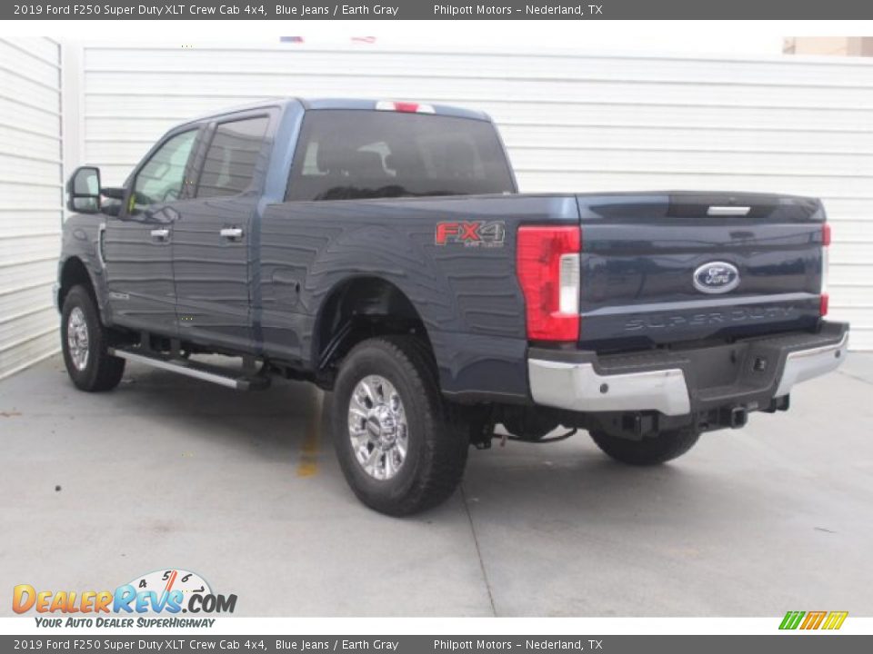 2019 Ford F250 Super Duty XLT Crew Cab 4x4 Blue Jeans / Earth Gray Photo #6