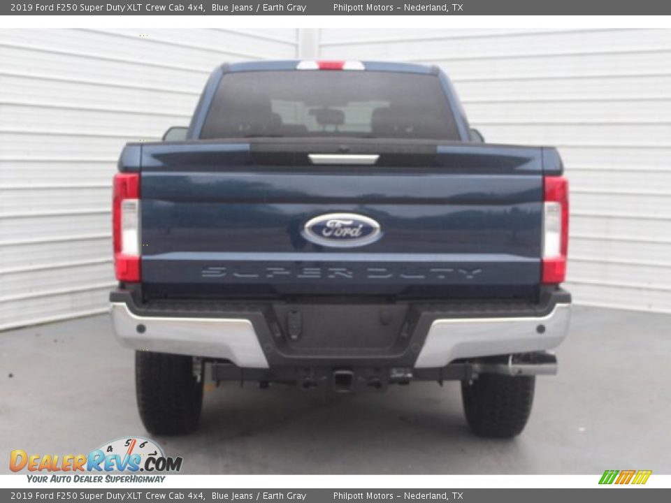 2019 Ford F250 Super Duty XLT Crew Cab 4x4 Blue Jeans / Earth Gray Photo #7