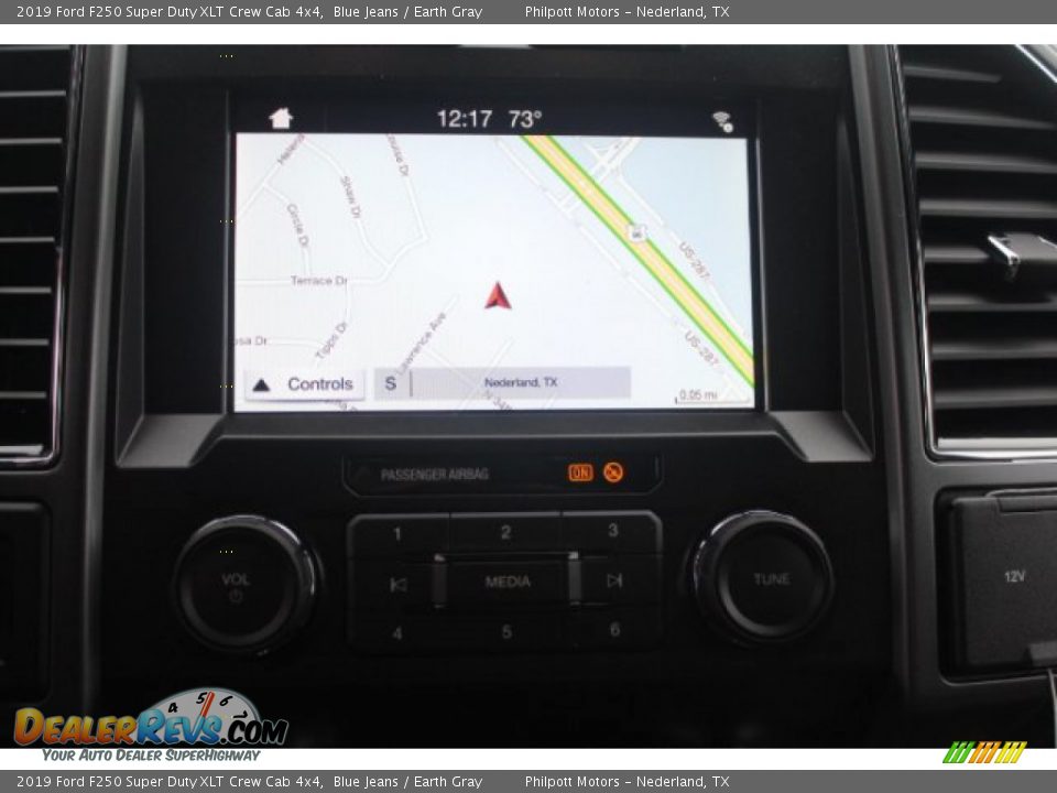 2019 Ford F250 Super Duty XLT Crew Cab 4x4 Blue Jeans / Earth Gray Photo #11