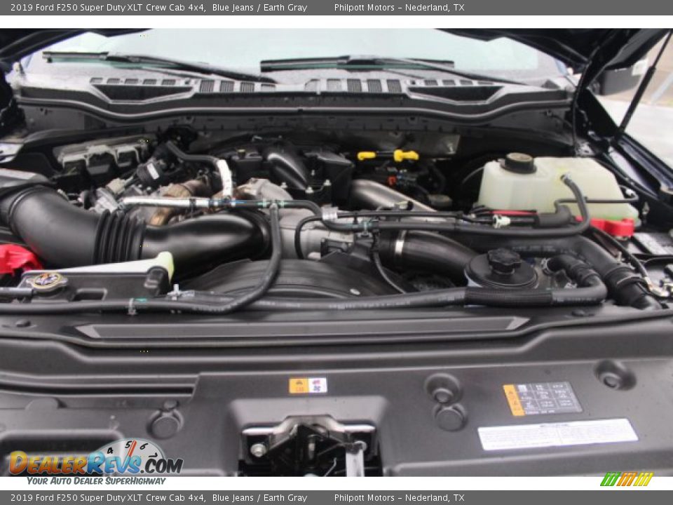 2019 Ford F250 Super Duty XLT Crew Cab 4x4 Blue Jeans / Earth Gray Photo #21
