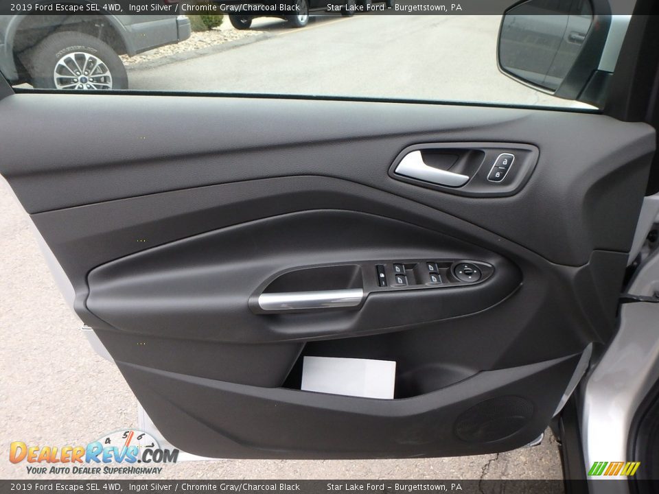 2019 Ford Escape SEL 4WD Ingot Silver / Chromite Gray/Charcoal Black Photo #13
