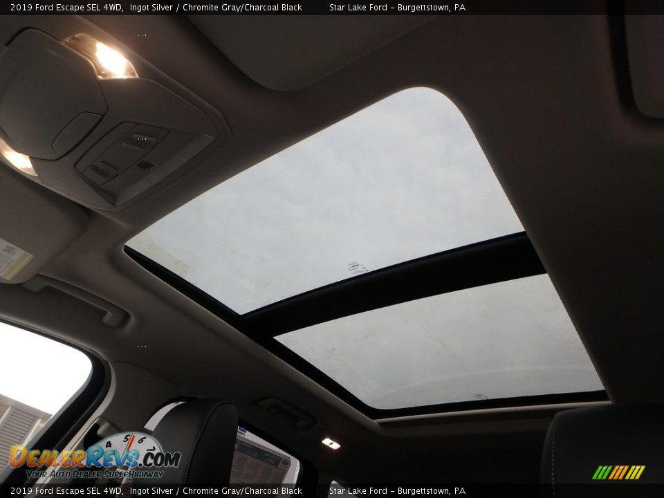 2019 Ford Escape SEL 4WD Ingot Silver / Chromite Gray/Charcoal Black Photo #16