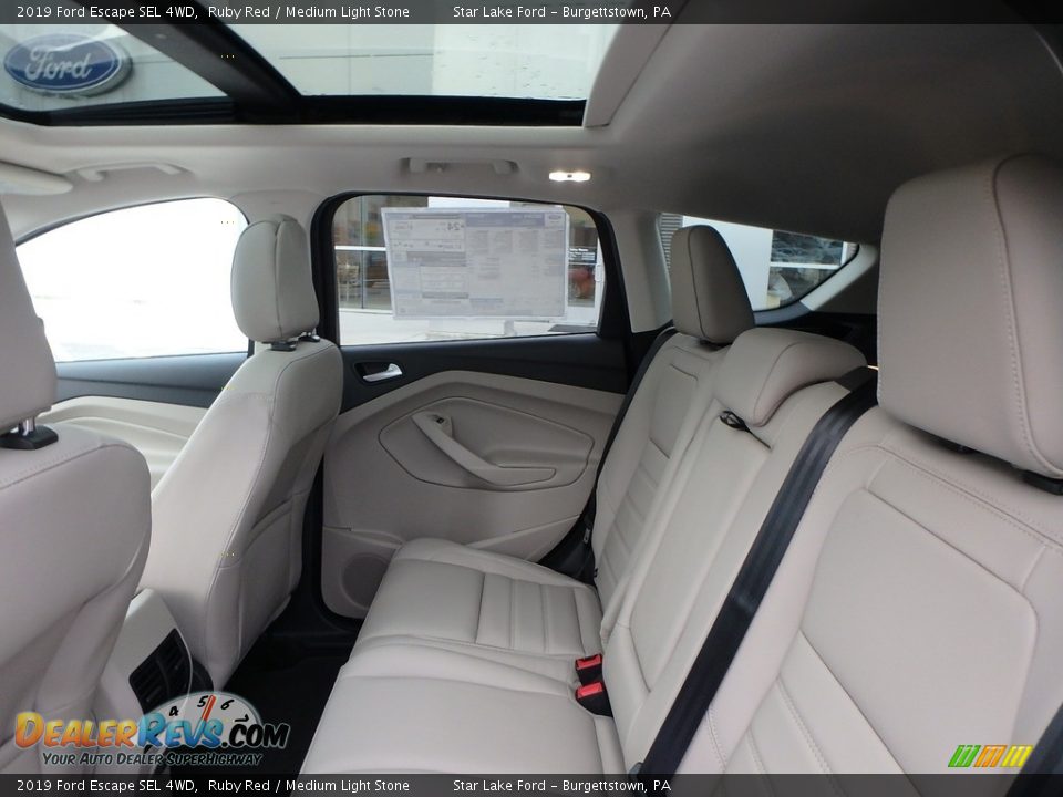 2019 Ford Escape SEL 4WD Ruby Red / Medium Light Stone Photo #11