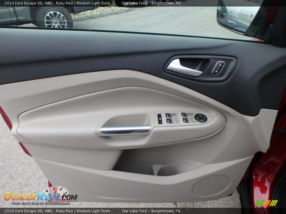 2019 Ford Escape SEL 4WD Ruby Red / Medium Light Stone Photo #13