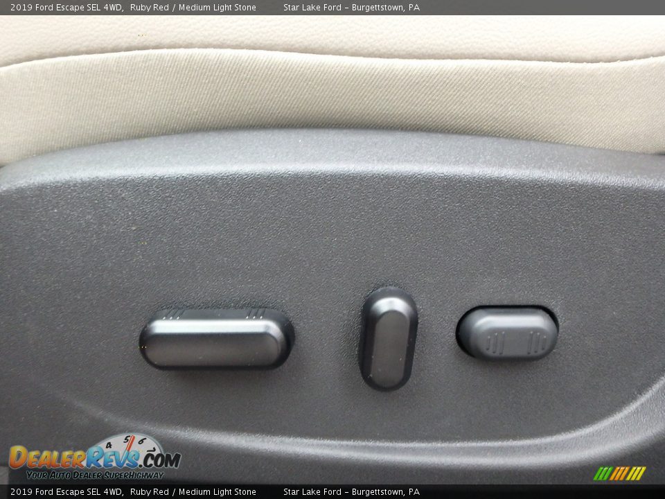 2019 Ford Escape SEL 4WD Ruby Red / Medium Light Stone Photo #14
