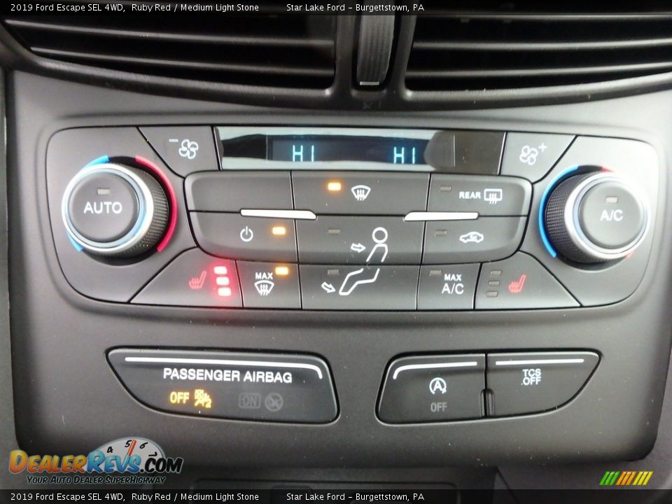 2019 Ford Escape SEL 4WD Ruby Red / Medium Light Stone Photo #20
