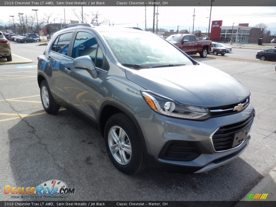 2019 Chevrolet Trax LT AWD Satin Steel Metallic / Jet Black Photo #3