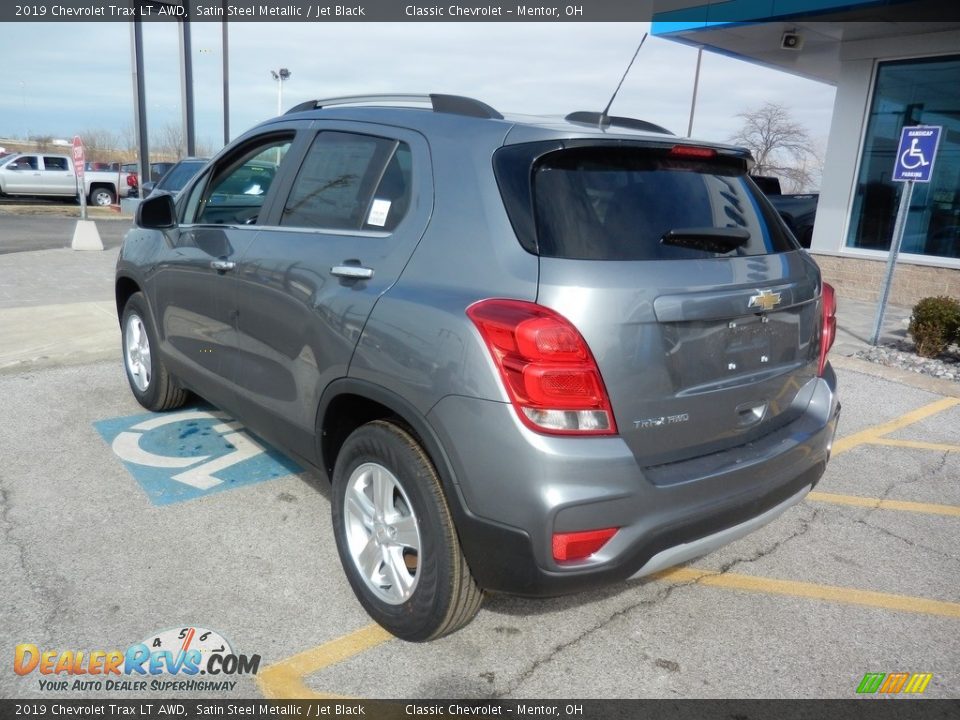 2019 Chevrolet Trax LT AWD Satin Steel Metallic / Jet Black Photo #5