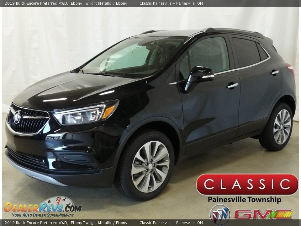 2019 Buick Encore Preferred AWD Ebony Twilight Metallic / Ebony Photo #1