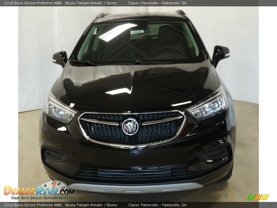 2019 Buick Encore Preferred AWD Ebony Twilight Metallic / Ebony Photo #4