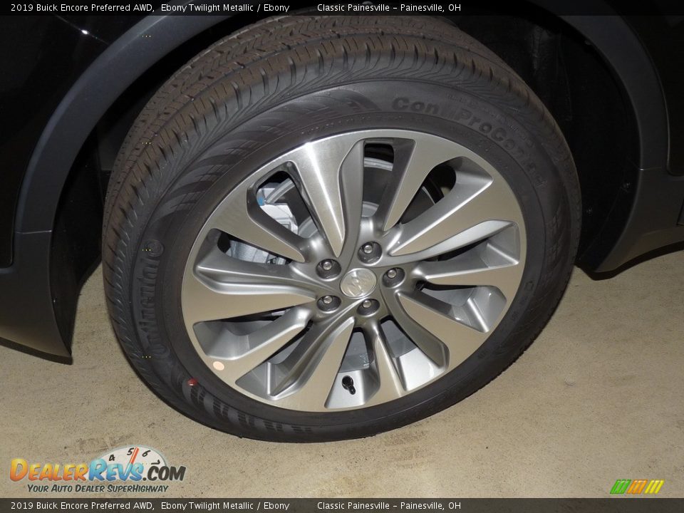 2019 Buick Encore Preferred AWD Ebony Twilight Metallic / Ebony Photo #5