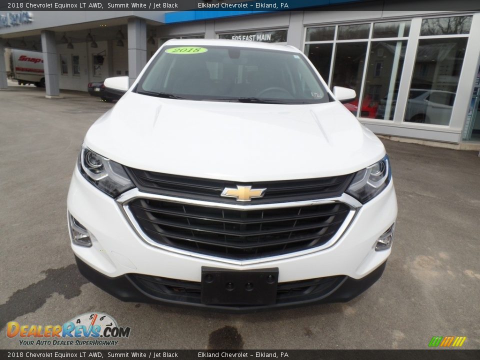 2018 Chevrolet Equinox LT AWD Summit White / Jet Black Photo #2