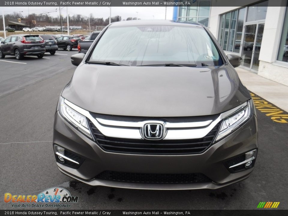 2018 Honda Odyssey Touring Pacific Pewter Metallic / Gray Photo #5