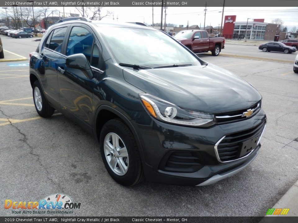 2019 Chevrolet Trax LT AWD Nightfall Gray Metallic / Jet Black Photo #3