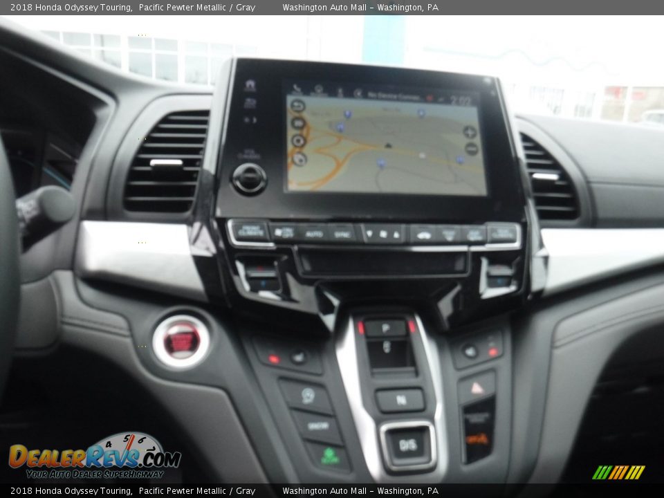 2018 Honda Odyssey Touring Pacific Pewter Metallic / Gray Photo #16