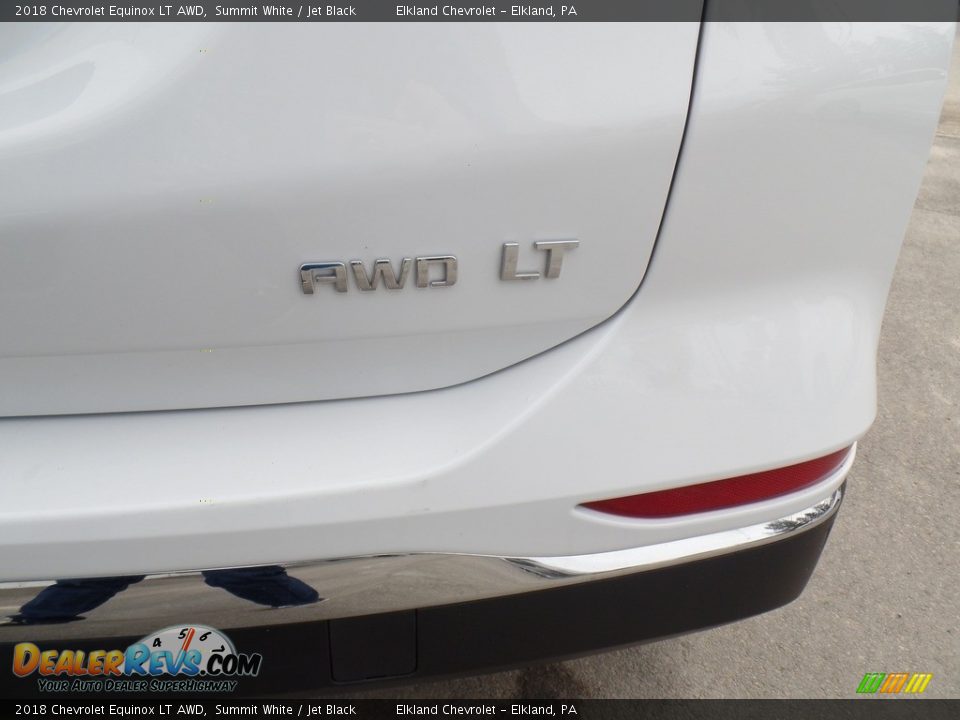 2018 Chevrolet Equinox LT AWD Summit White / Jet Black Photo #11