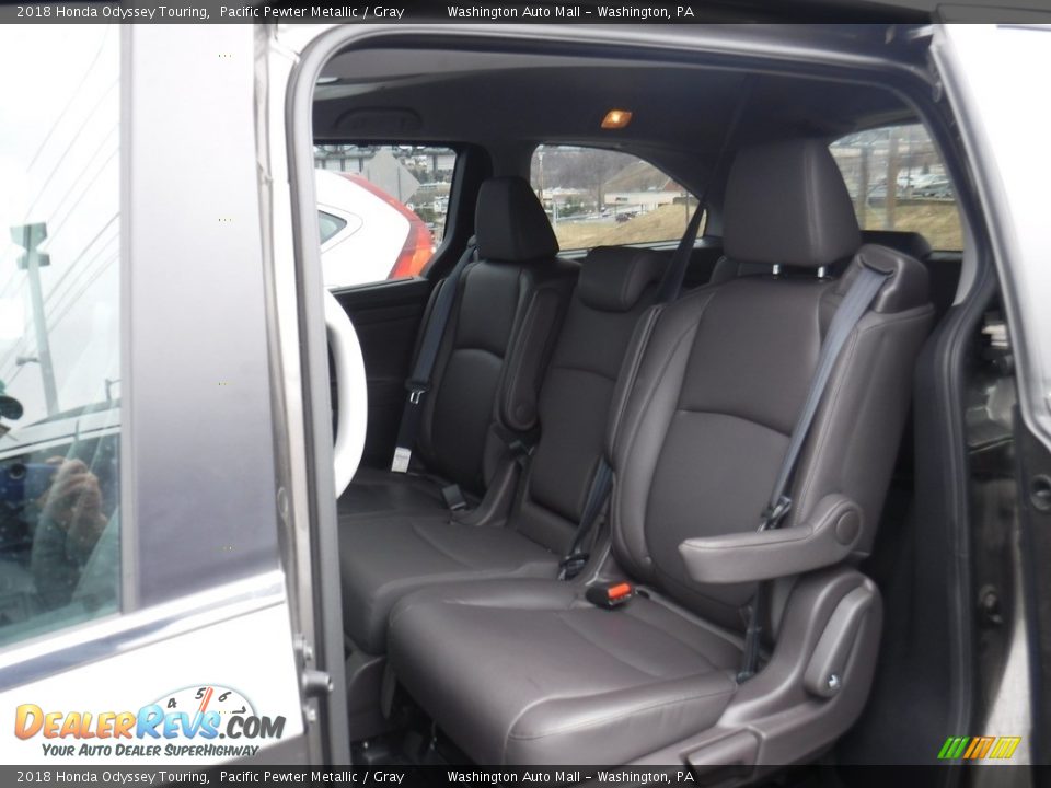 2018 Honda Odyssey Touring Pacific Pewter Metallic / Gray Photo #23