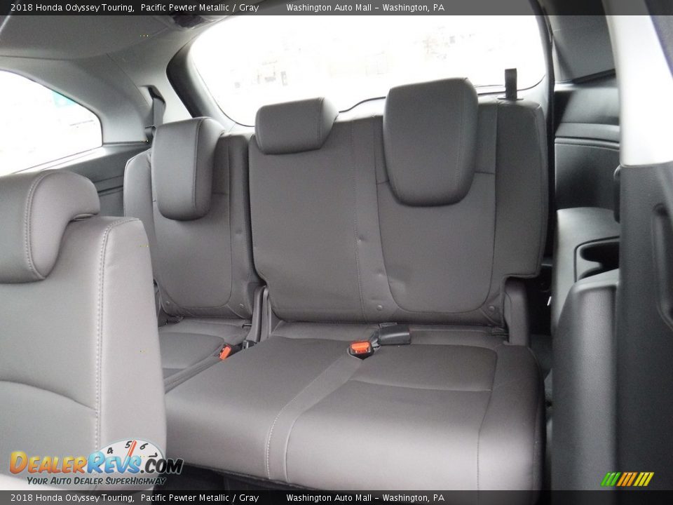 2018 Honda Odyssey Touring Pacific Pewter Metallic / Gray Photo #24