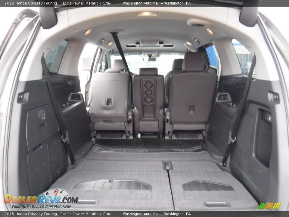 2018 Honda Odyssey Touring Pacific Pewter Metallic / Gray Photo #25