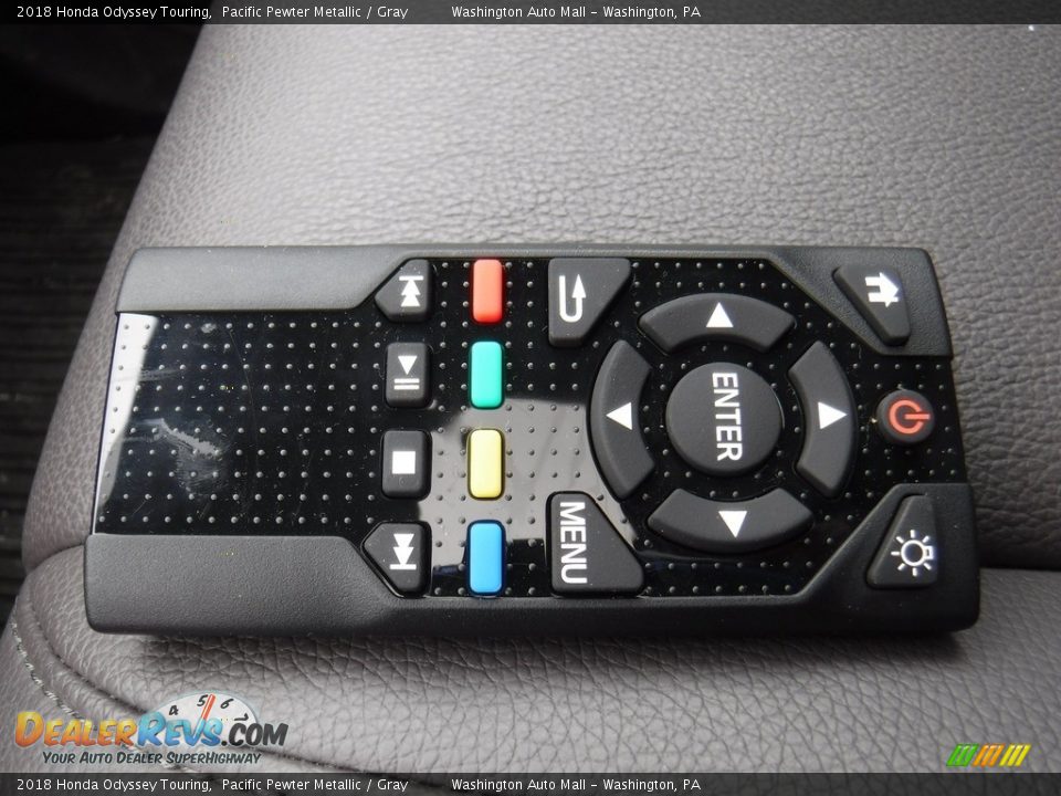 2018 Honda Odyssey Touring Pacific Pewter Metallic / Gray Photo #27