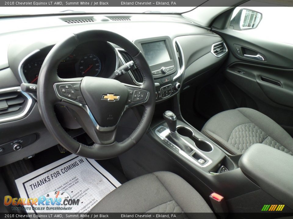 2018 Chevrolet Equinox LT AWD Summit White / Jet Black Photo #17