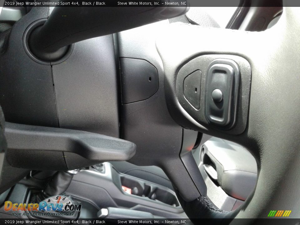 2019 Jeep Wrangler Unlimited Sport 4x4 Black / Black Photo #15