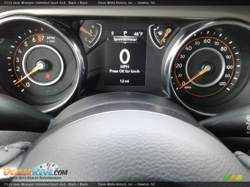 2019 Jeep Wrangler Unlimited Sport 4x4 Black / Black Photo #18