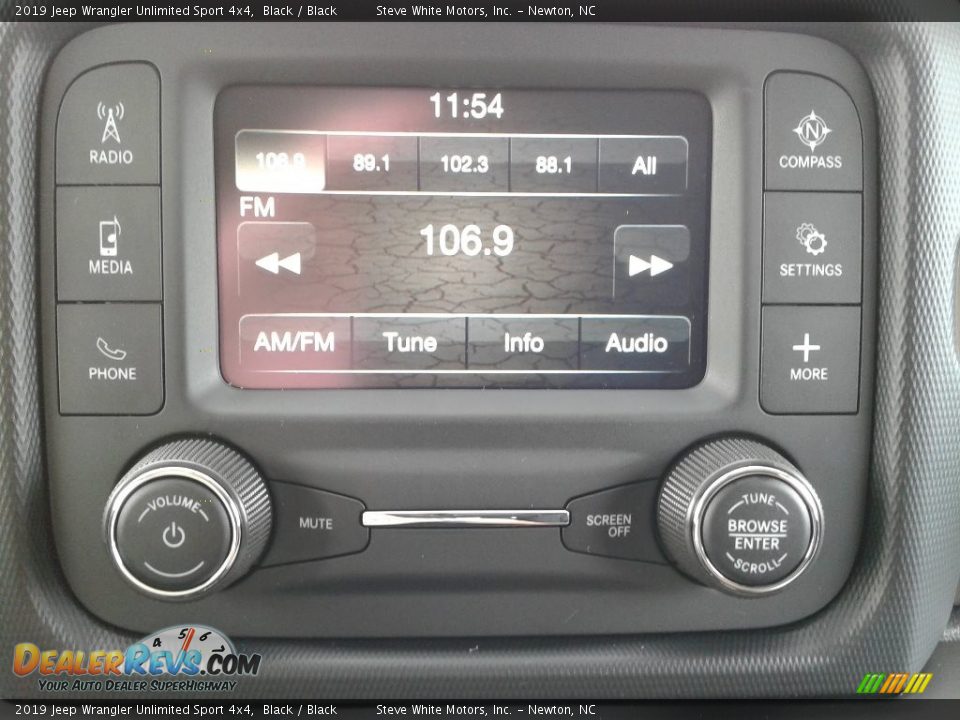 2019 Jeep Wrangler Unlimited Sport 4x4 Black / Black Photo #20