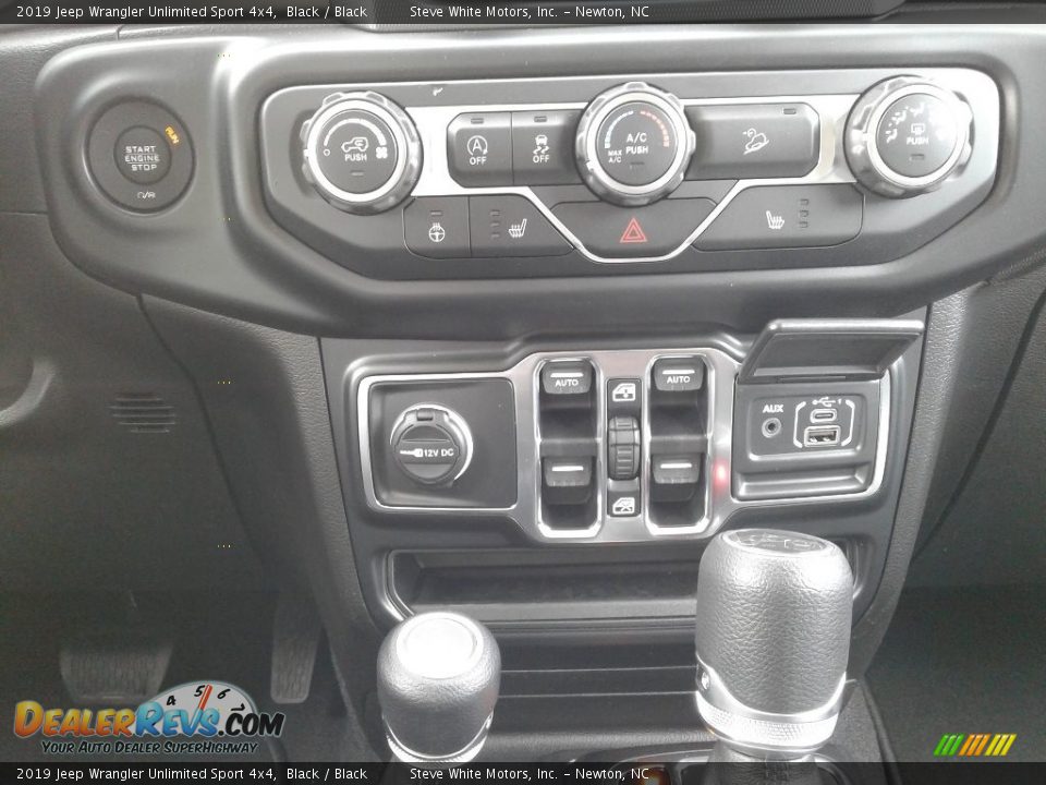 2019 Jeep Wrangler Unlimited Sport 4x4 Black / Black Photo #22