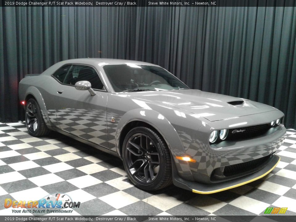 2019 Dodge Challenger R/T Scat Pack Widebody Destroyer Gray / Black Photo #4