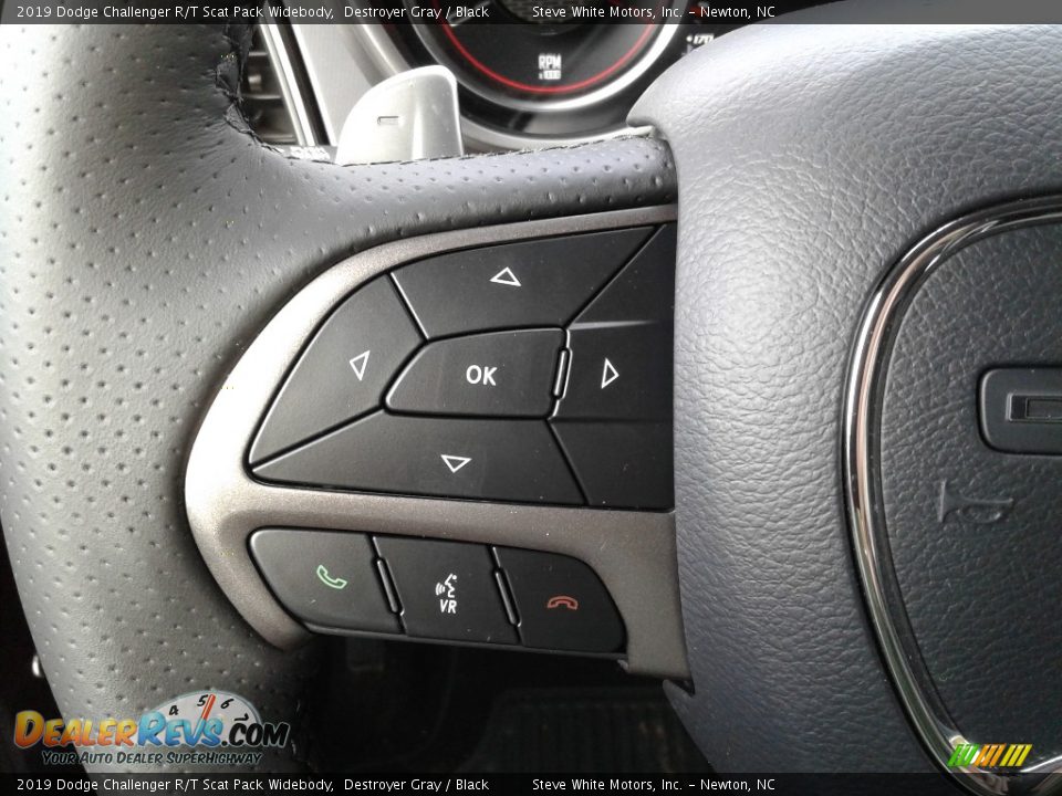 2019 Dodge Challenger R/T Scat Pack Widebody Destroyer Gray / Black Photo #16