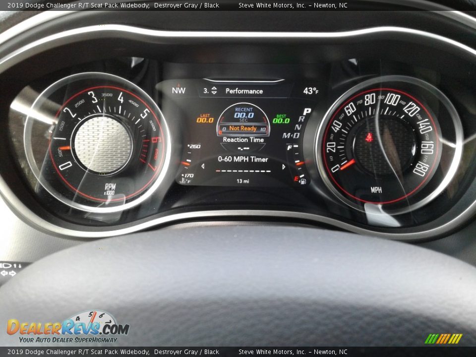 2019 Dodge Challenger R/T Scat Pack Widebody Destroyer Gray / Black Photo #18