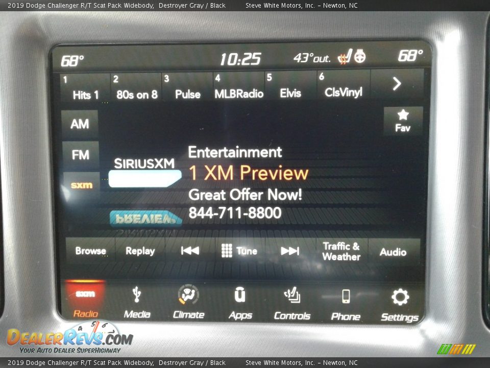 2019 Dodge Challenger R/T Scat Pack Widebody Destroyer Gray / Black Photo #20