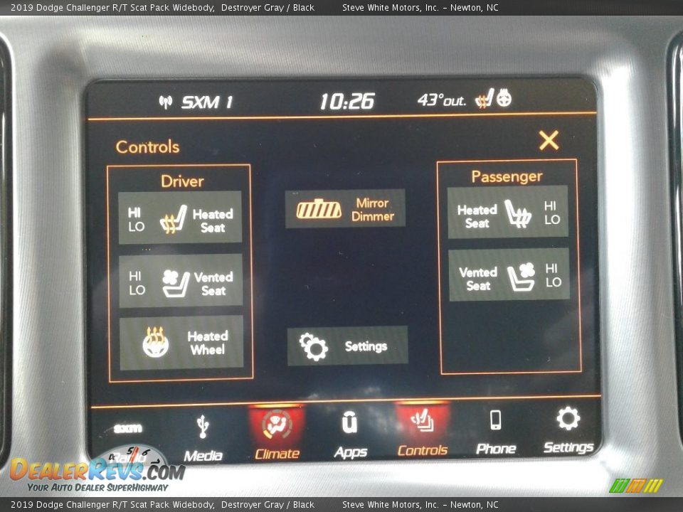 2019 Dodge Challenger R/T Scat Pack Widebody Destroyer Gray / Black Photo #23