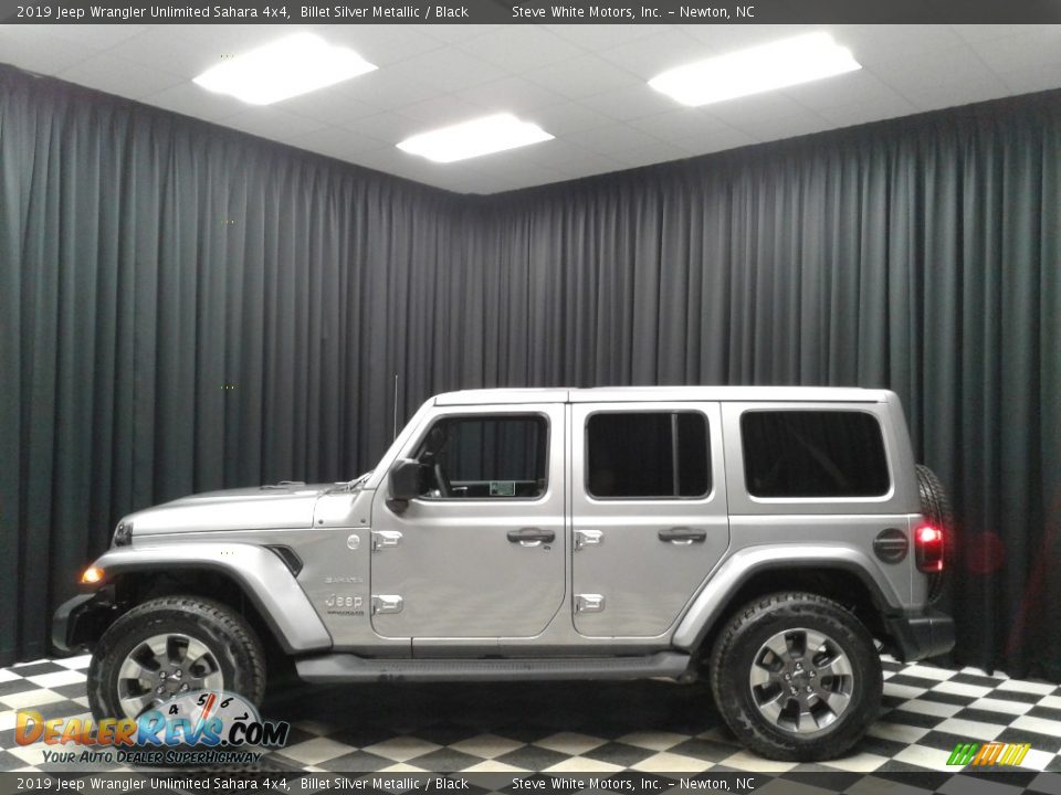 2019 Jeep Wrangler Unlimited Sahara 4x4 Billet Silver Metallic / Black Photo #1