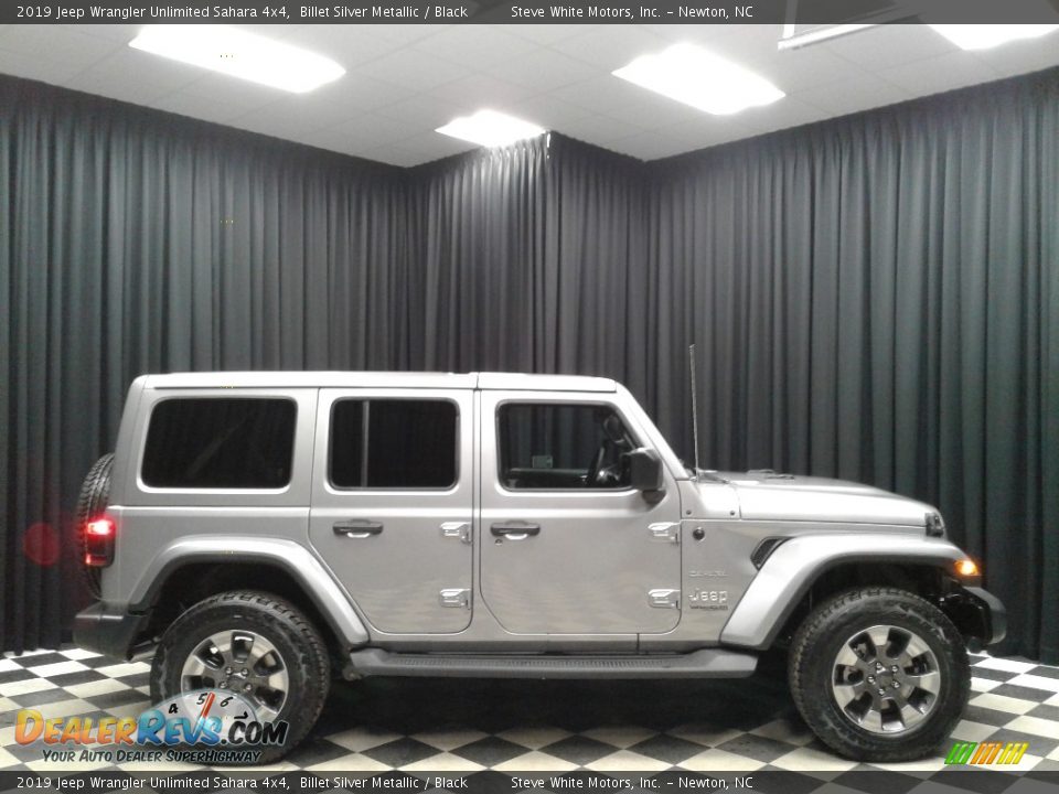 2019 Jeep Wrangler Unlimited Sahara 4x4 Billet Silver Metallic / Black Photo #5