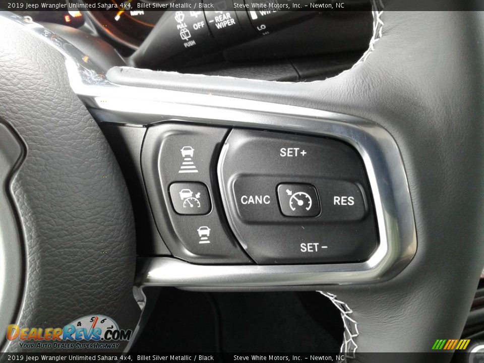 2019 Jeep Wrangler Unlimited Sahara 4x4 Billet Silver Metallic / Black Photo #18