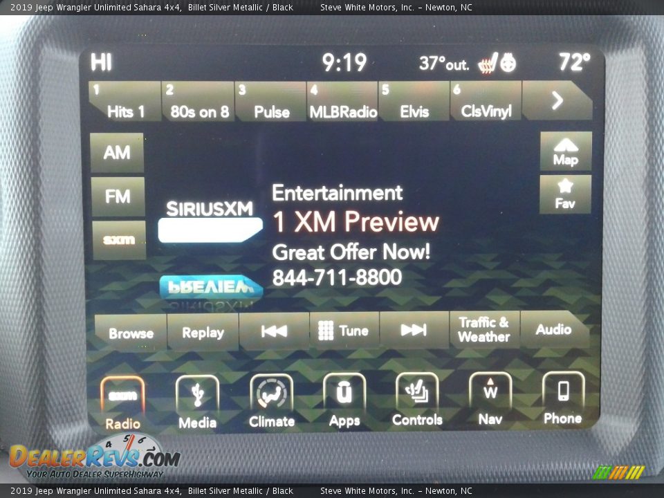 2019 Jeep Wrangler Unlimited Sahara 4x4 Billet Silver Metallic / Black Photo #21