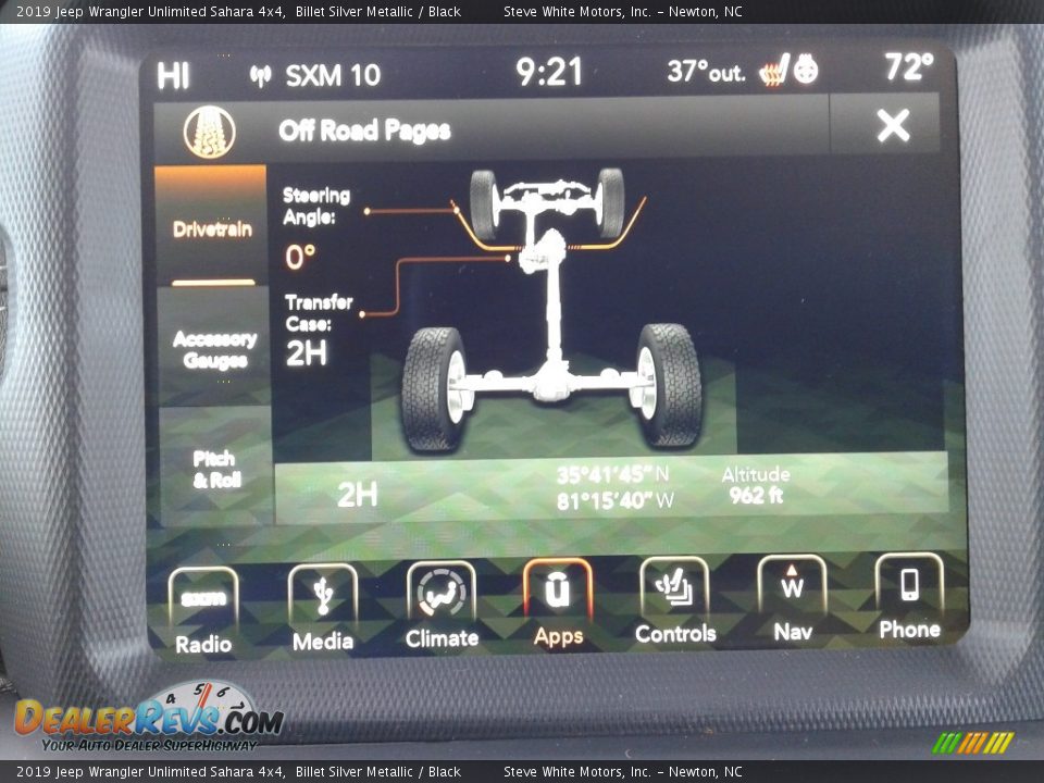 2019 Jeep Wrangler Unlimited Sahara 4x4 Billet Silver Metallic / Black Photo #28