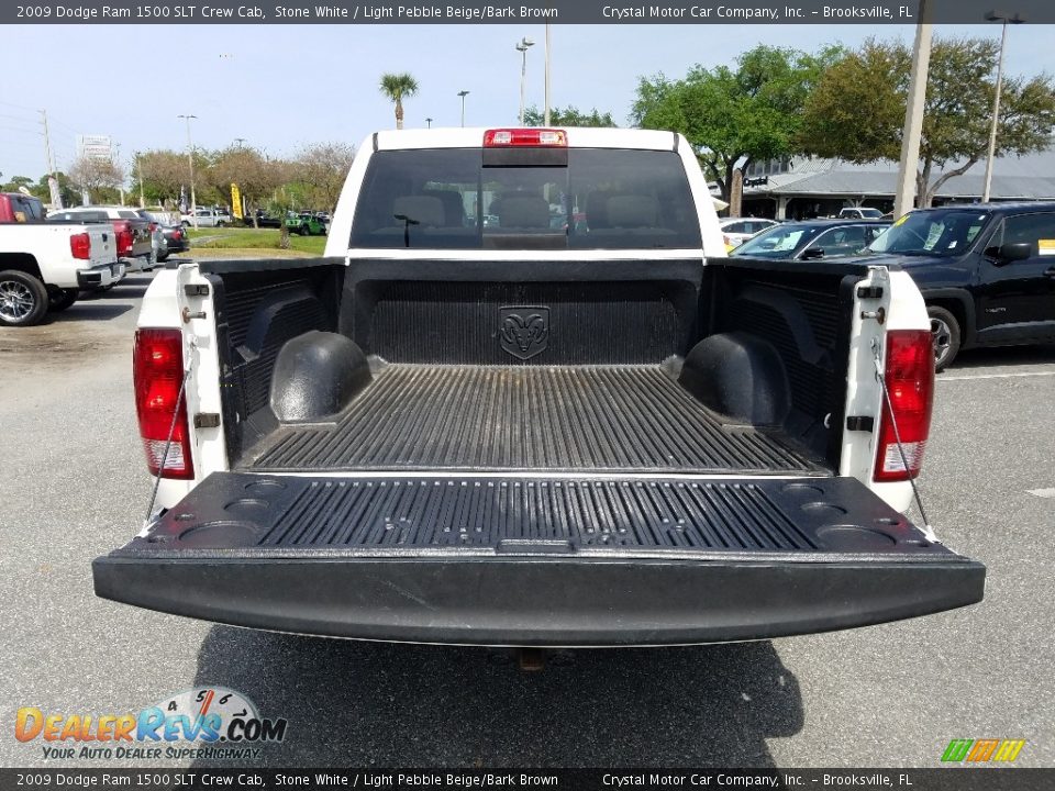 2009 Dodge Ram 1500 SLT Crew Cab Stone White / Light Pebble Beige/Bark Brown Photo #19