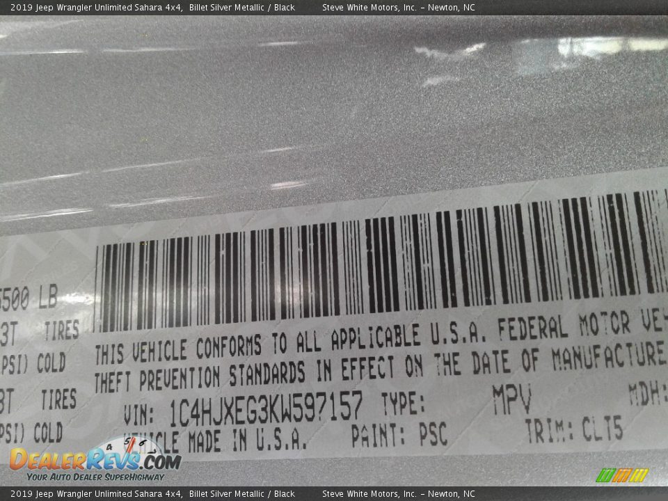 2019 Jeep Wrangler Unlimited Sahara 4x4 Billet Silver Metallic / Black Photo #36