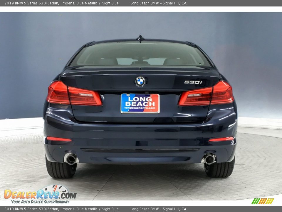 2019 BMW 5 Series 530i Sedan Imperial Blue Metallic / Night Blue Photo #3