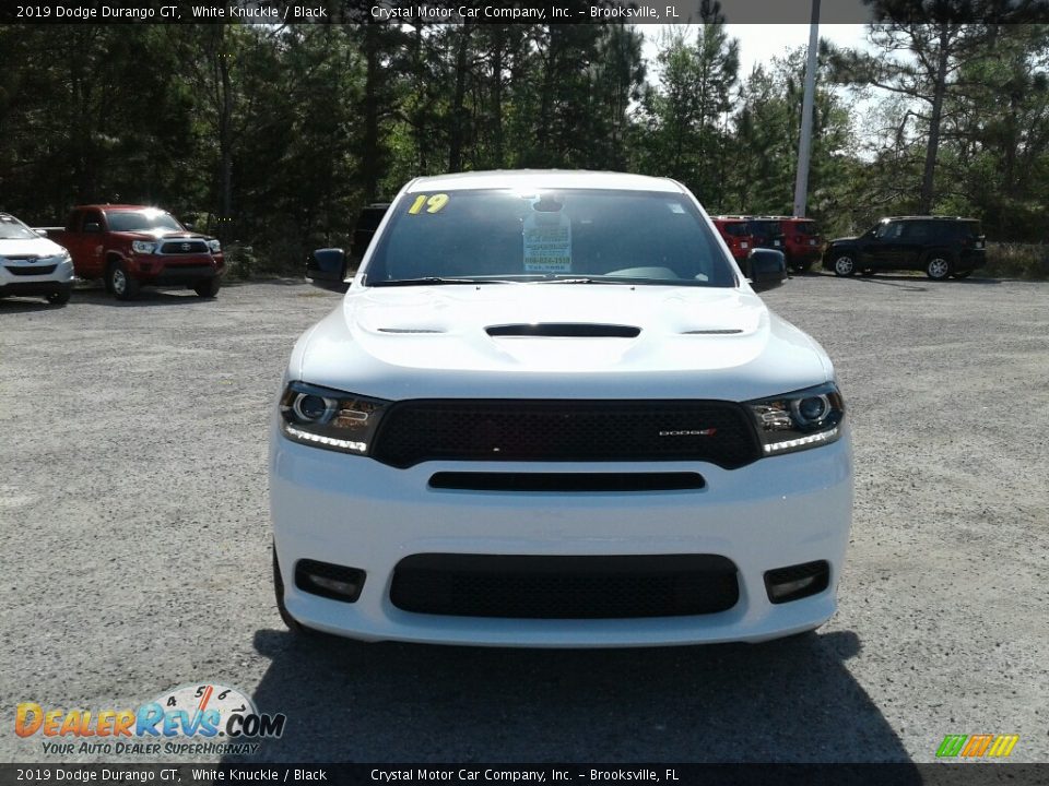 2019 Dodge Durango GT White Knuckle / Black Photo #8
